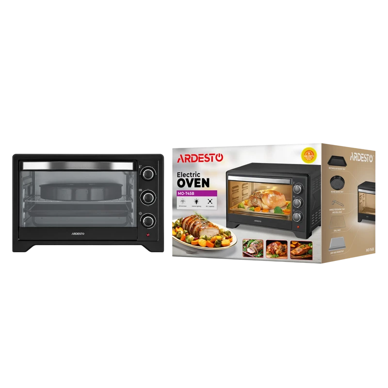 Cuptor electric ardesto mo-t45b, negru 7