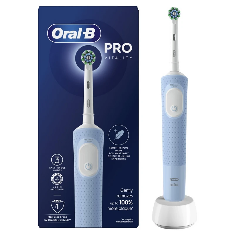 Periuță de dinți electrică braun d103.413.3 vitality pro, albastru 5