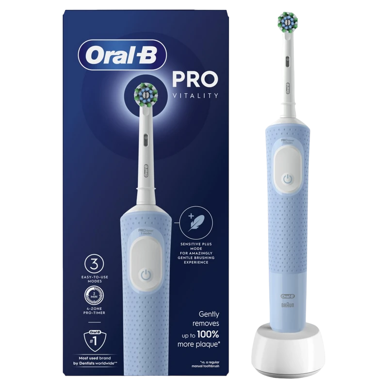 Periuță de dinți electrică braun d103.413.3 vitality pro, albastru 2