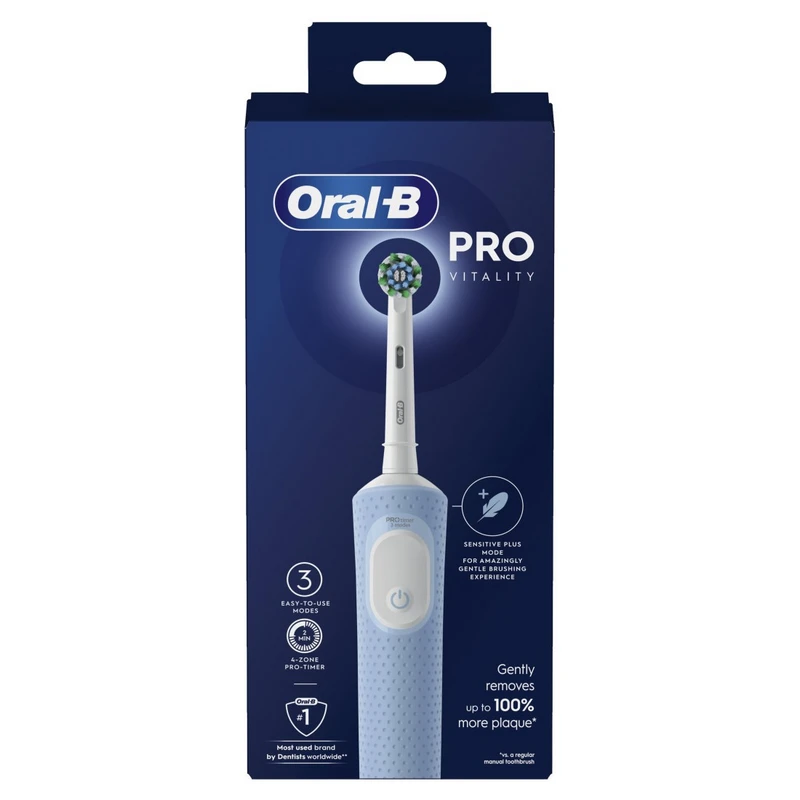 Periuță de dinți electrică braun d103.413.3 vitality pro, albastru 6