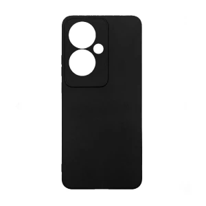 Woo case liquid silicone oppo reno 11f, black