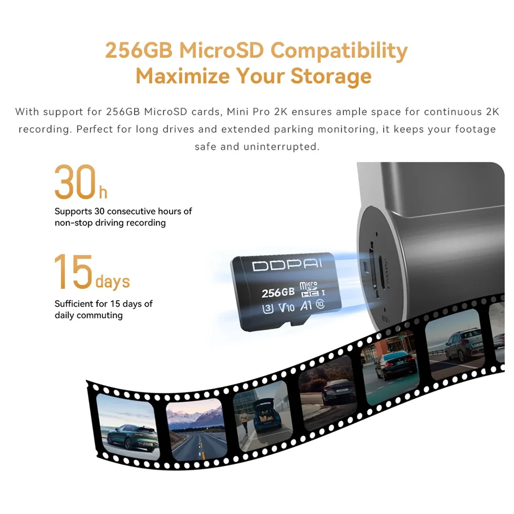Ddpai dash cam mini pro 2k (m) 3