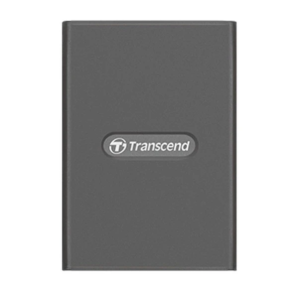 Cititor de carduri transcend ts-rde2, usb type-c, usb type-a, gri 2