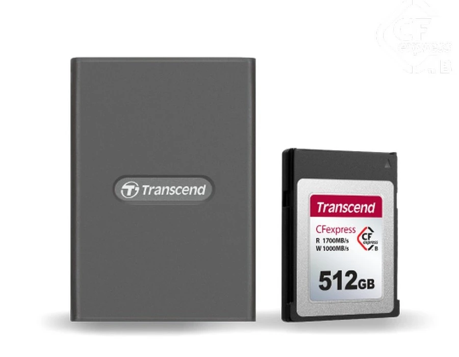 Cititor de carduri transcend ts-rde2, usb type-c, usb type-a, gri 8