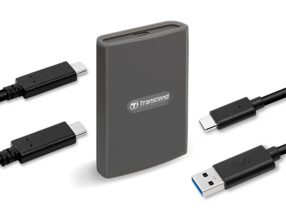 Cititor de carduri transcend ts-rde2, usb type-c, usb type-a, gri 4