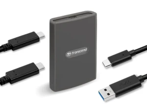 Cititor de carduri transcend ts-rde2, usb type-c, usb type-a, gri Thumbnail 4