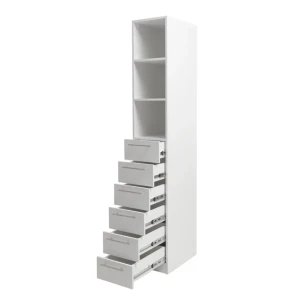 Garderoba domo modul 5 alb - 350mm