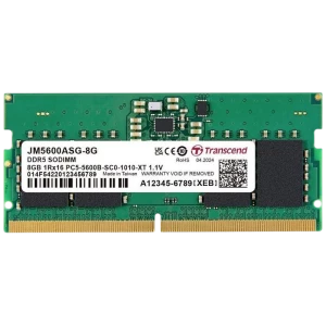 Оперативная память Transcend JM5600ASG-8G, DDR5 SDRAM, 5600 МГц, 8Гб, JM5600ASG-8G