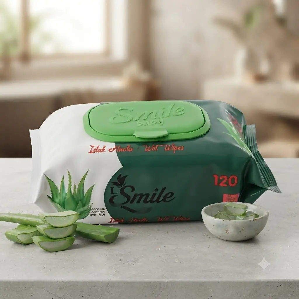 Șervețele umede smile, mix 120buc 5