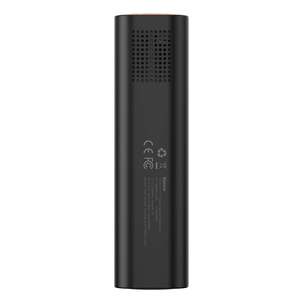 Baseus mini inflator pump, 22-cylinder, black 3
