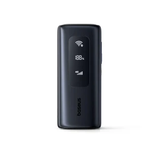 Power bank baseus 20000mah 67w с кабелем type-c 0.3м, energeek gx11 mifi, cosmic black Thumbnail 2