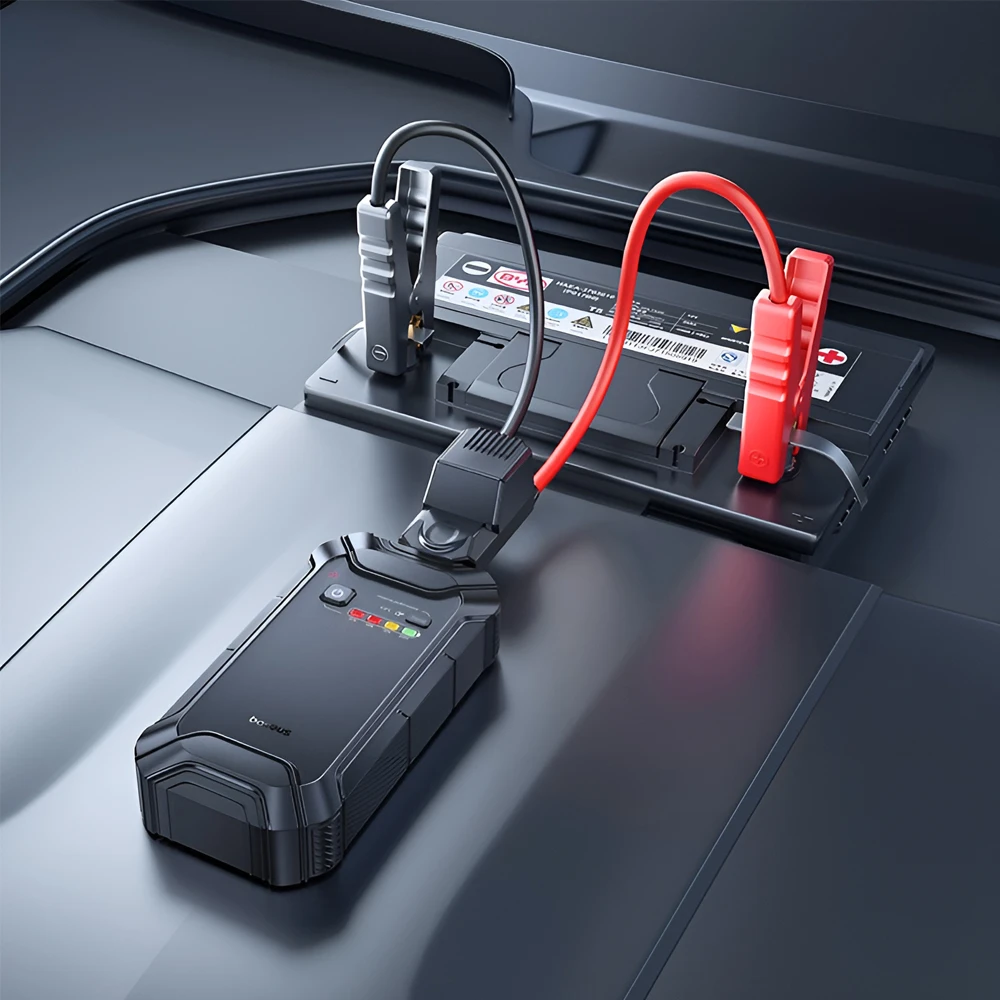 Baseus jump starter primetrip 12000mah vj1, черный 4
