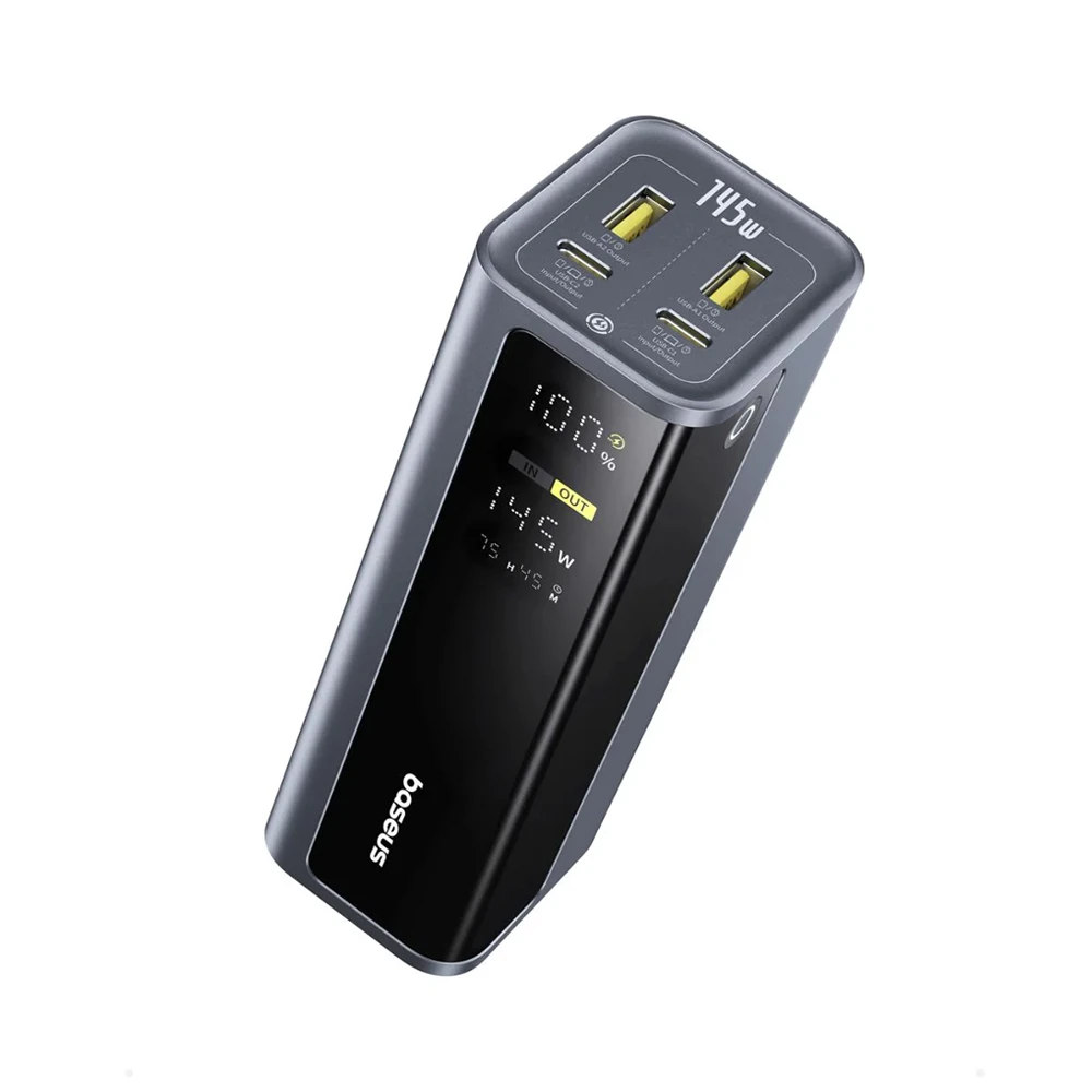 Baseus power bank 20800mah 145w with cable type-c 0.3m,  energeek gp12, space grey 3