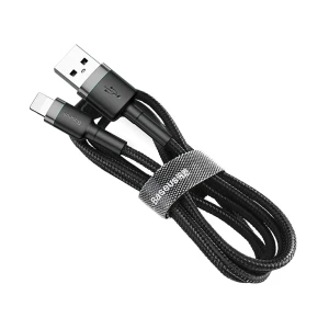 Baseus cafule cable usb for ip 2.4a 0.5m, gray+black Thumbnail 2
