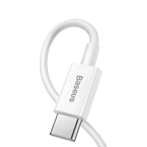 Baseus superior series fast charging data cable type-c to ip pd 20w 1m white Thumbnail 3
