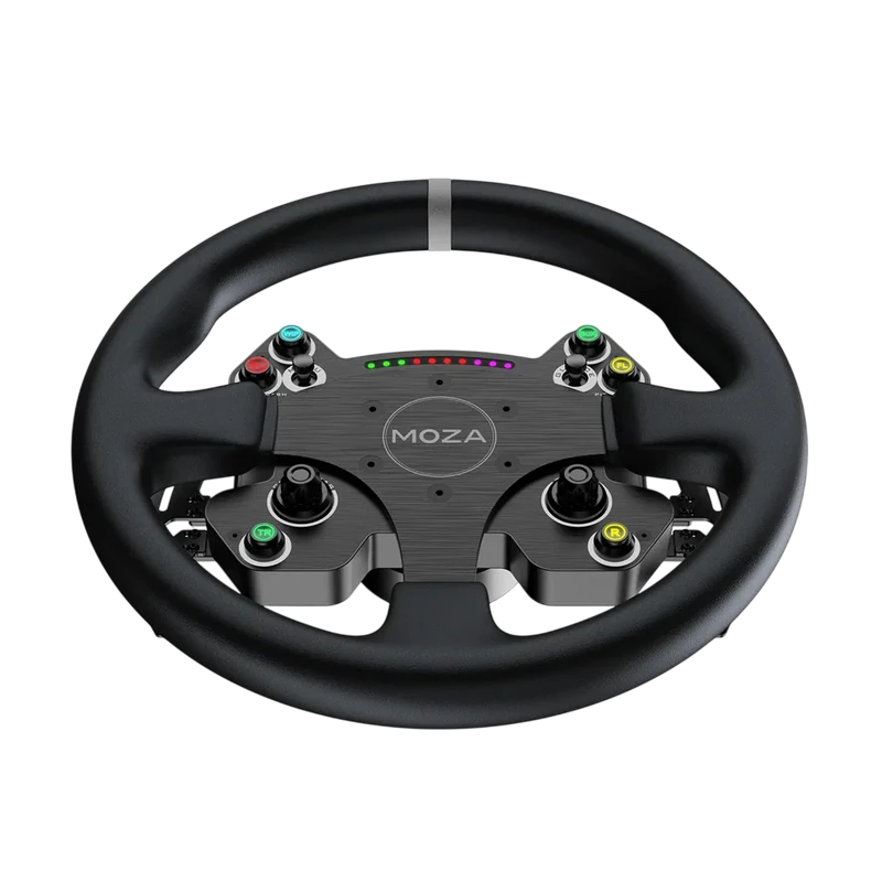 Volan gaming moza cs v2p steering wheel, negru 2