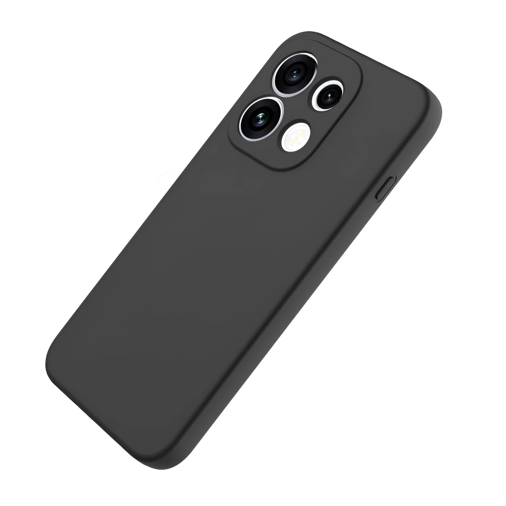 Чехол woo liquid silicone для oppo reno 16, черный 3