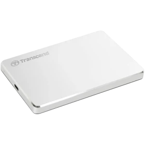 Внешний портативный жесткий диск Transcend StoreJet 25C3S,  1 TB, Серебристый (TS1TSJ25C3S)