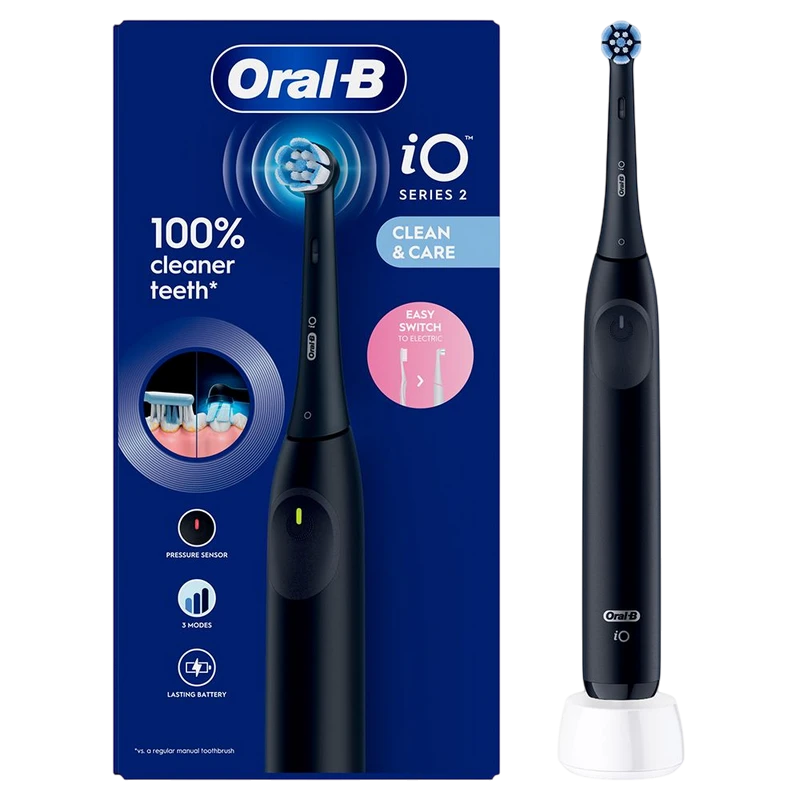 Электрическая зубная щетка braun oral-b io2, night black 2
