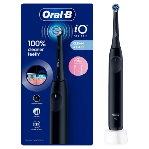 Электрическая зубная щетка braun oral-b io2, night black Thumbnail 2