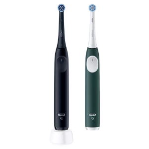 Periuță de dinți electrică Braun Oral-B iO2 Duo, Negru | Verde