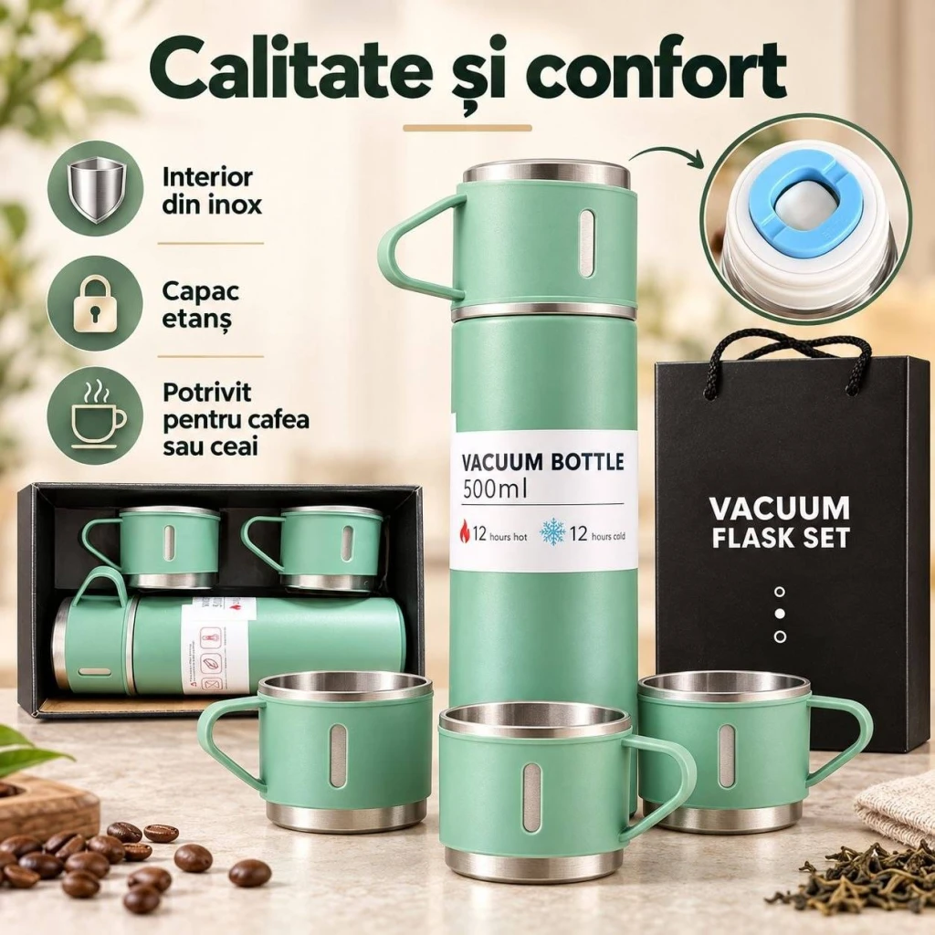 Termos 500 ml +3 canute wy0391 2