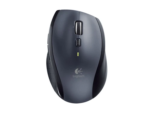 Logitech wireless mouse m705 marathon, laser grade tracking, hyper fast scrolling, ergonomic shape 2