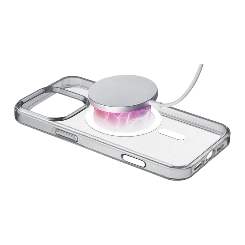 Чехол cellularline gloss mag - iphone 16 pro max, прозрачный 3