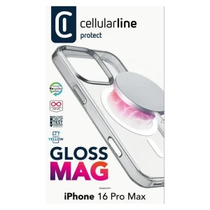 Чехол cellularline gloss mag - iphone 16 pro max, прозрачный Thumbnail 2
