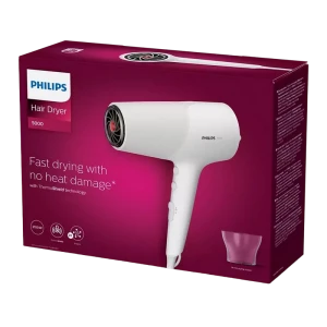 Uscător de păr philips bhd500/00, 2100 w, alb Thumbnail 2