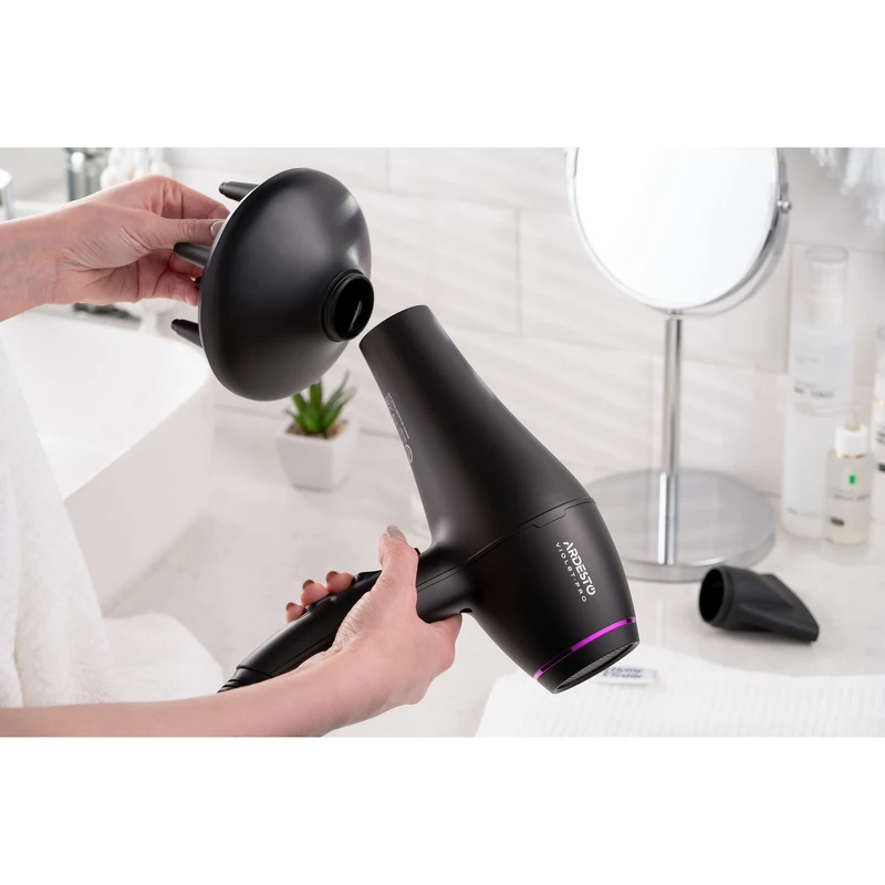 Uscător de păr ardesto hd-y222pro, 2200w, negru 12