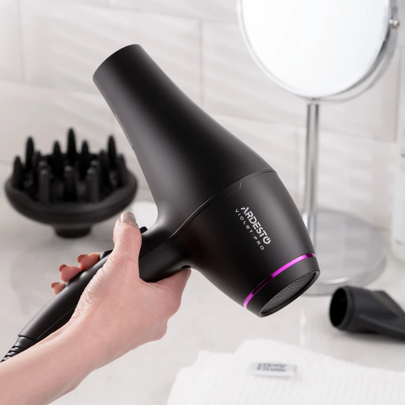 Uscător de păr ardesto hd-y222pro, 2200w, negru 2