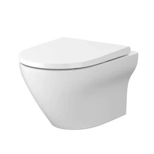 Vas wc suspendat cersanit larga rimless slim soft close drp oval