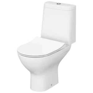 Vas wc compact cersanit colour pro oval vortex slim alim. infer. orizontal soft close, easy release drp