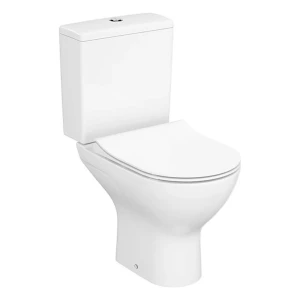 Vas wc compact cersanit colour pro square vortex slim alim. infer. orizontal soft close, easy release drp Thumbnail 2