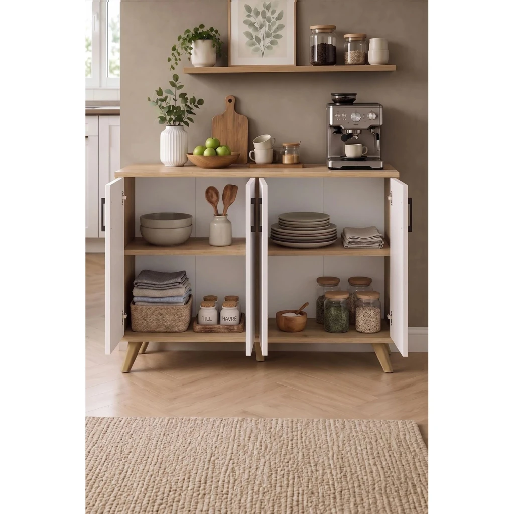 Bufet bofigo 12-78-41 sapphire oak/white 2
