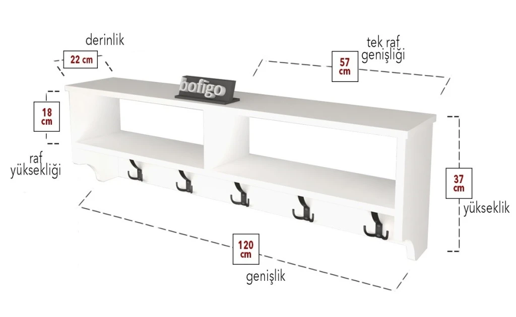 Cuier bofigo 21-11-01 white 5