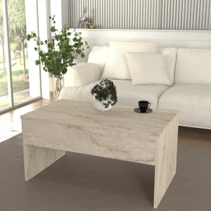 Журнальный столик hanah home akilli travertine Thumbnail 3