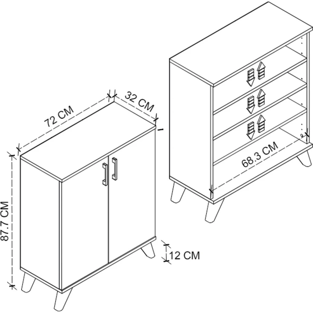 Rafturi pentru pantofi bofigo 12-40-01 white 6