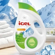 Detergent gel igel, white, 4 l