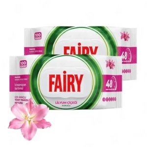 Servetele umede, pentru curatare fairy, lily, 100 buc Thumbnail 2