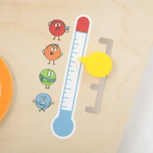 Panou educativ de perete din lemn, 12 activități Thumbnail 4