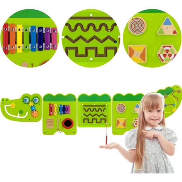 Busyboard (de perete) "crocodil" 2