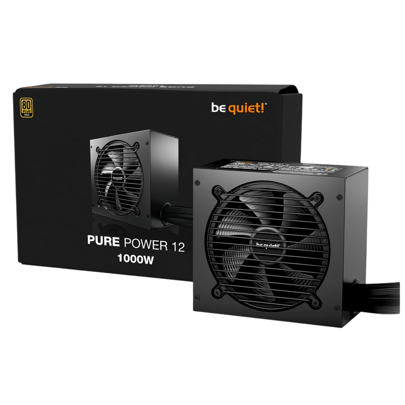 Блок питания для компьютеров be quiet! pure power 12, 1000вт, atx,  3