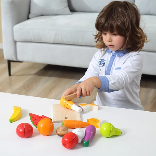 Деревянный игровой набор «продукты для нарезки», 12 предметов 6