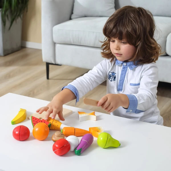 Деревянный игровой набор «продукты для нарезки», 12 предметов 7