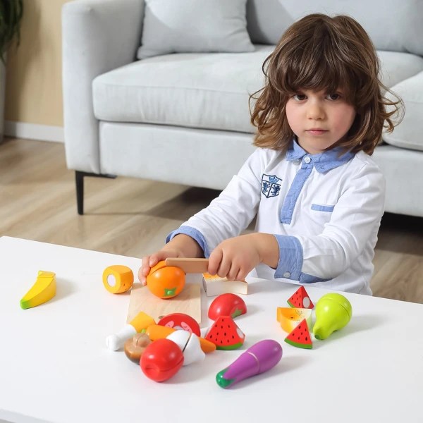Деревянный игровой набор «продукты для нарезки», 12 предметов 8