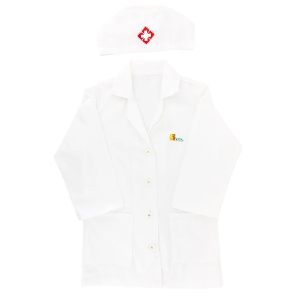 Costum de doctor pentru copii cu bonetă medicală 2