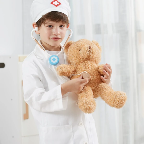 Costum de doctor pentru copii cu bonetă medicală 5