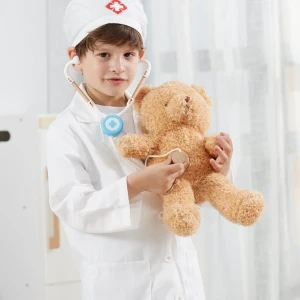 Costum de doctor pentru copii cu bonetă medicală Thumbnail 5